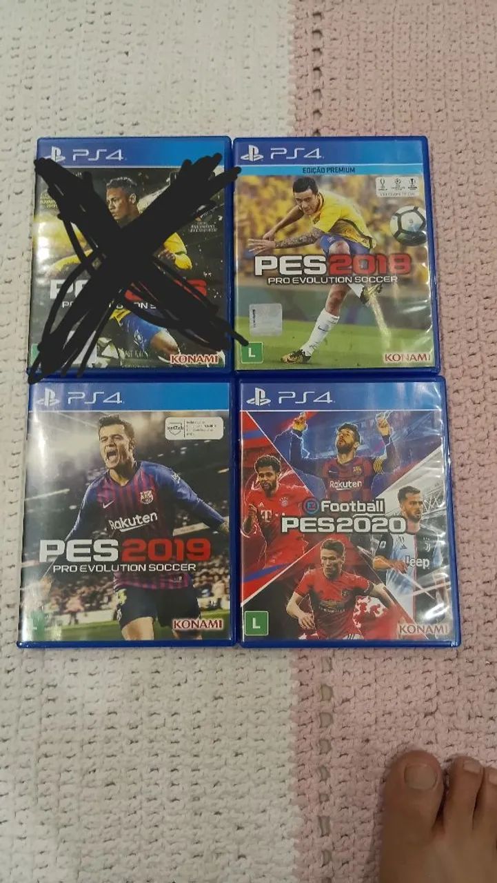 Kit 3 jogos PES (2018/2019/2020)