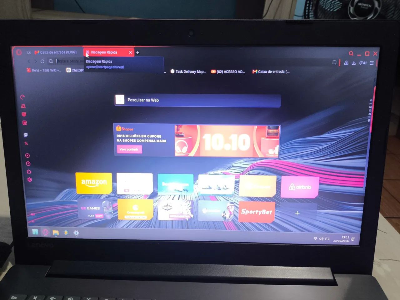 Notebook Lenovo 81M1 / 12GB RAM, 500GB HD - Foto 3