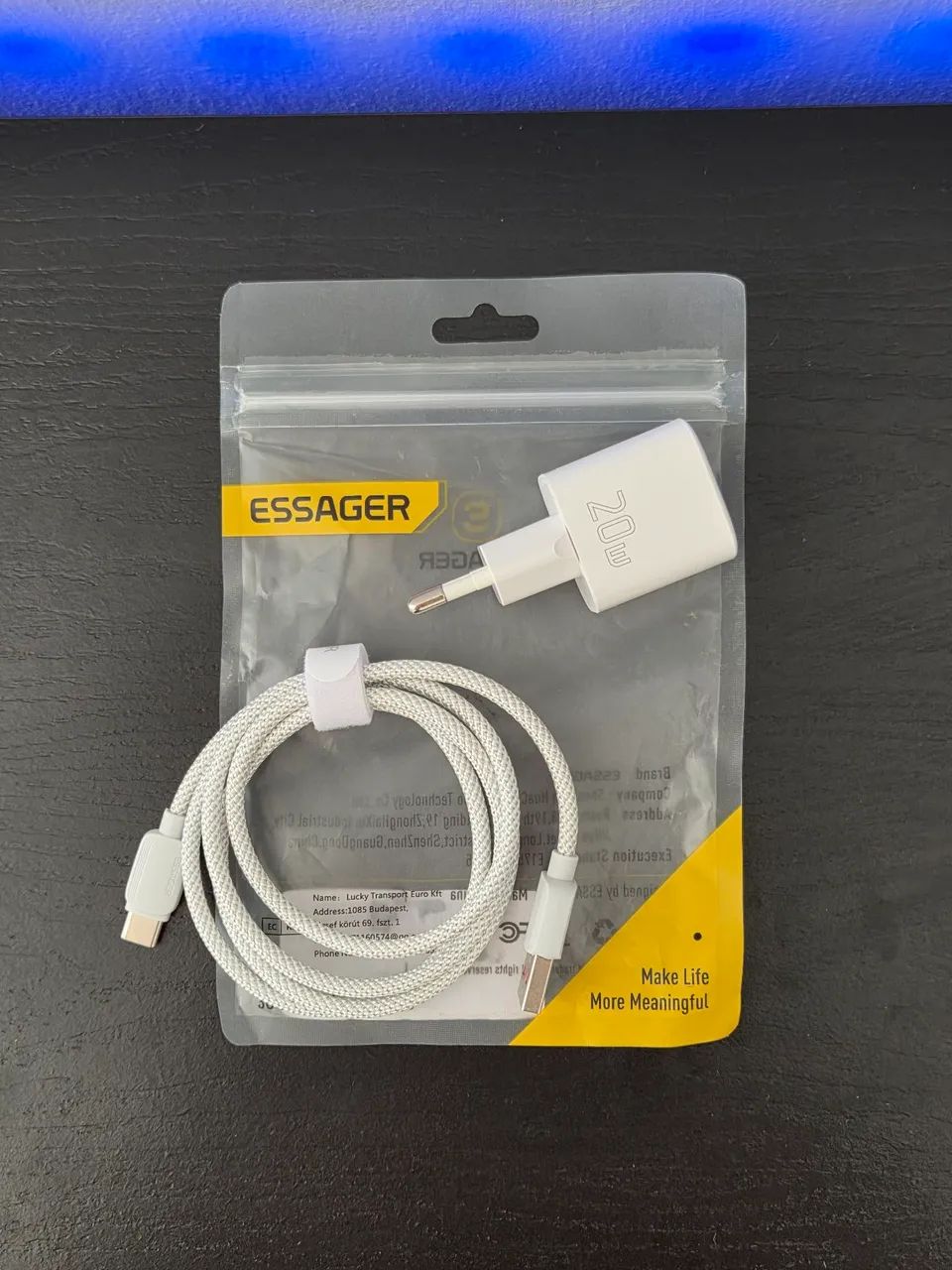 Carregador Completo 20w - Para Android e iPhone - Foto 2