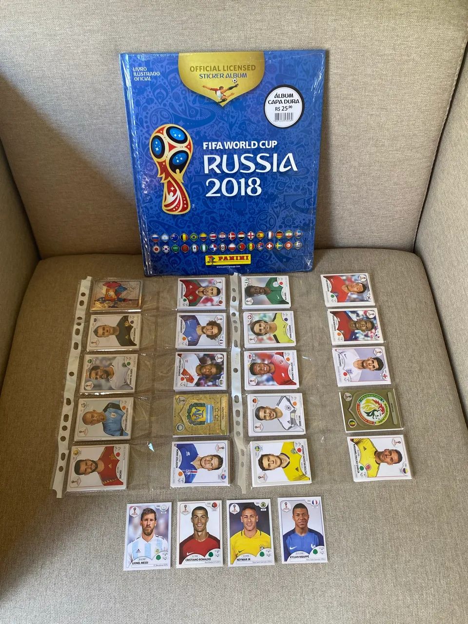 Álbum Copa 2018 completo para colar