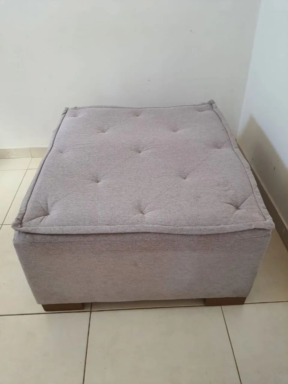 Vendo sofá L + puf grande  - Foto 4