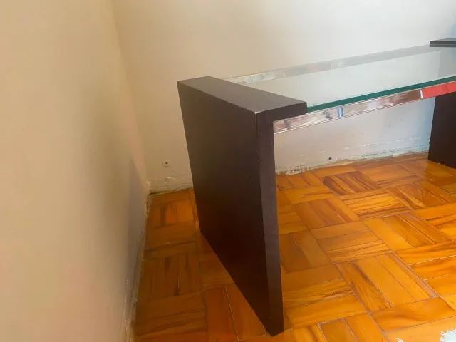 mesa de centro com tampo de vidro - Foto 2