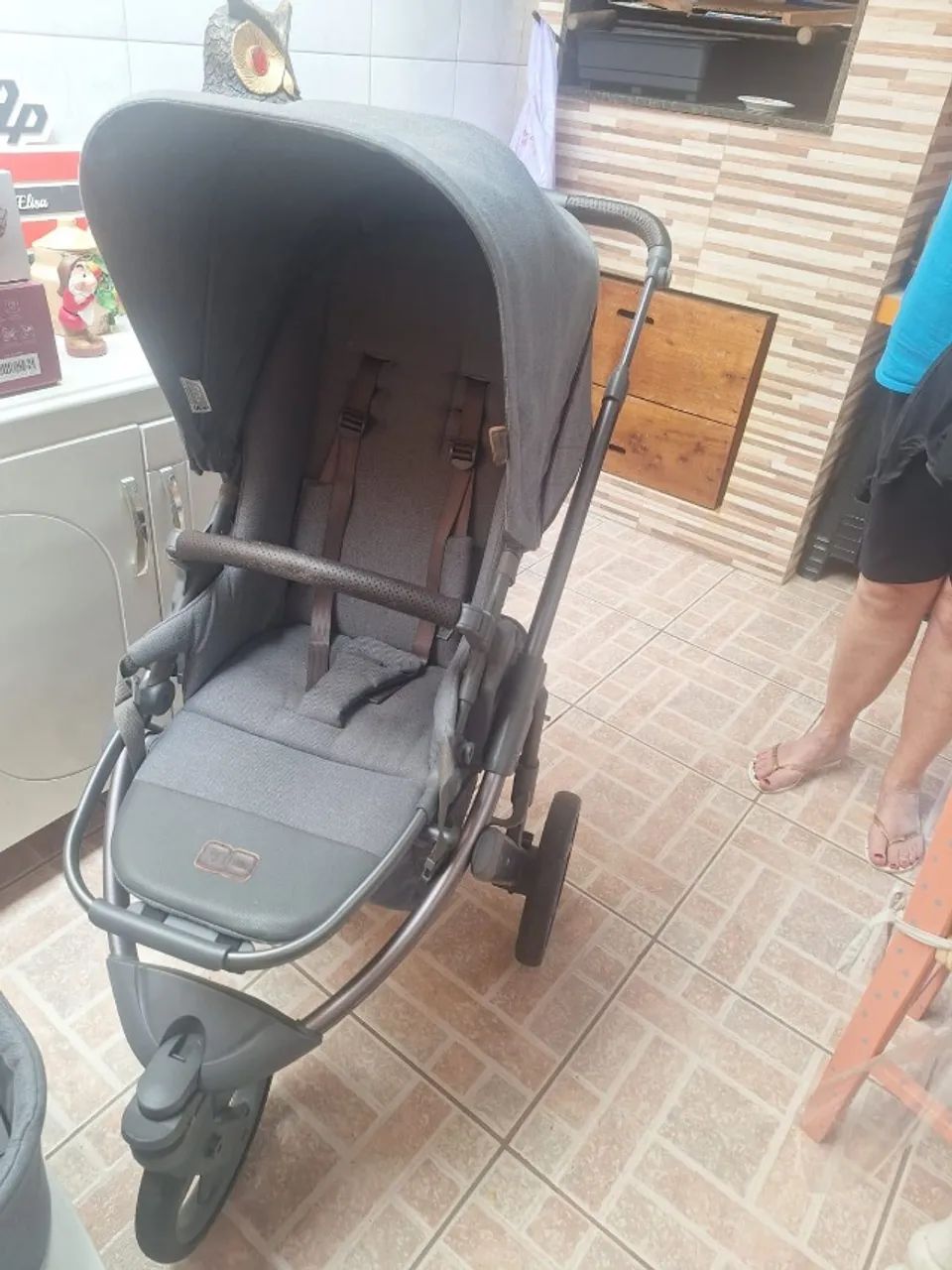 carrinho de Bb salsa 3 diamond versão Cromada  - Foto 3