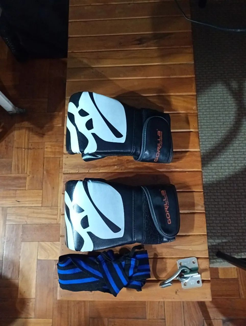 kit completo Muay thai (boxe, kickboxing) + Kit completo musculação (treino em casa) - Foto 2