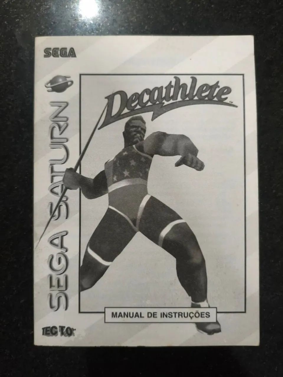 Manual Decathlete Sega Saturn Tectoy