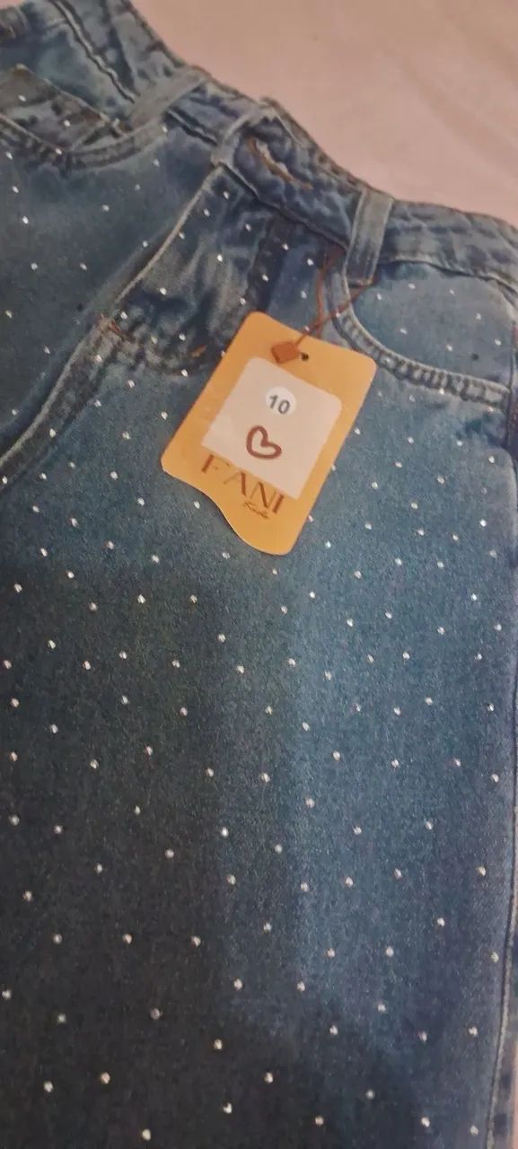 Calça jeans brilho NOVA  - Foto 5