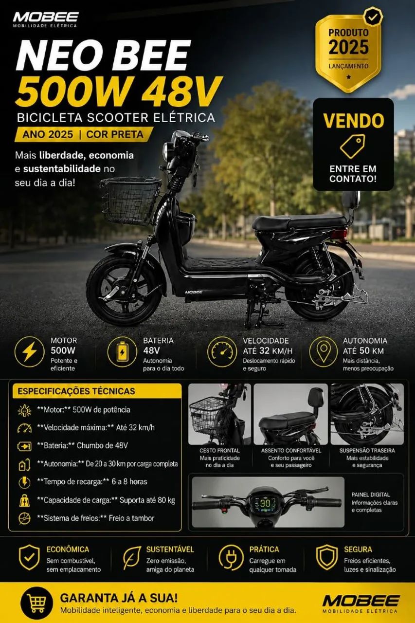 Bicicleta elétrica 