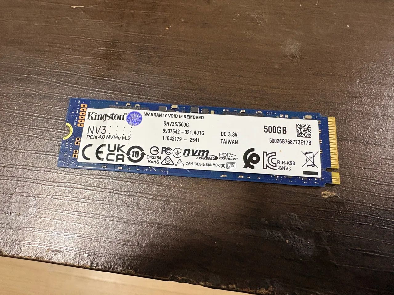 SSD Externo Kingston NV3 500GB NVMe USB-C + Case Bluecase
