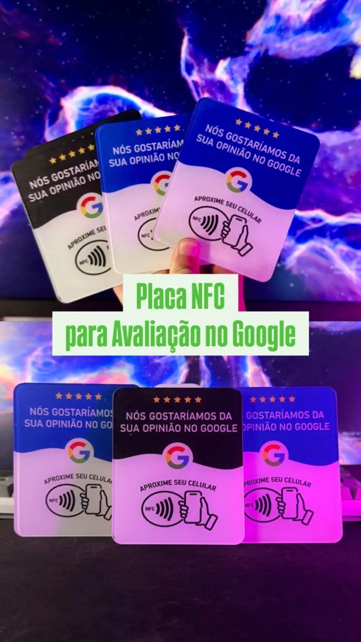     Placa Google Avaliações NFC - Aproxime o Celular e Avalie - Foto 2