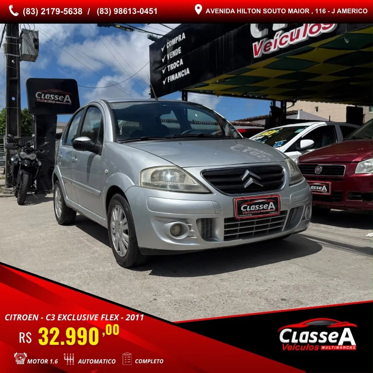Citroën C3 C3 Excl./Excl.Solar./Sonora 1.6 Flex Aut 2011