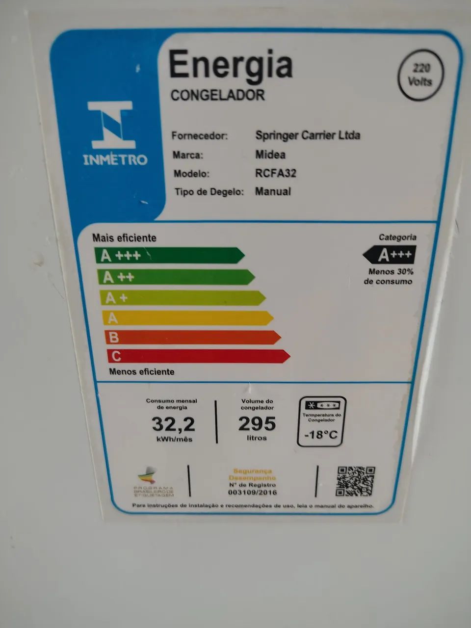 Freezer Midea 1 porta  - Foto 5