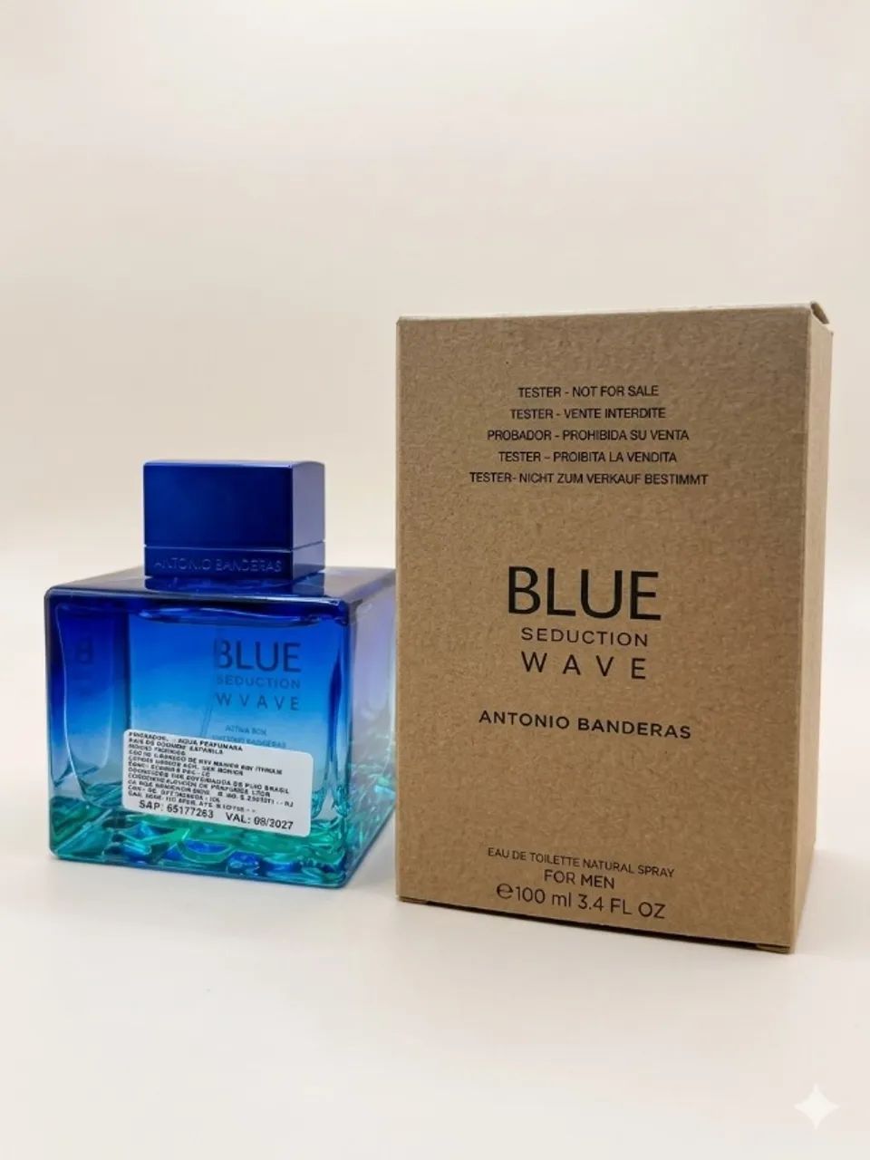 Antonio Banderas Blue Seduction Wave EDT Tester 100ml - Original - Foto 3