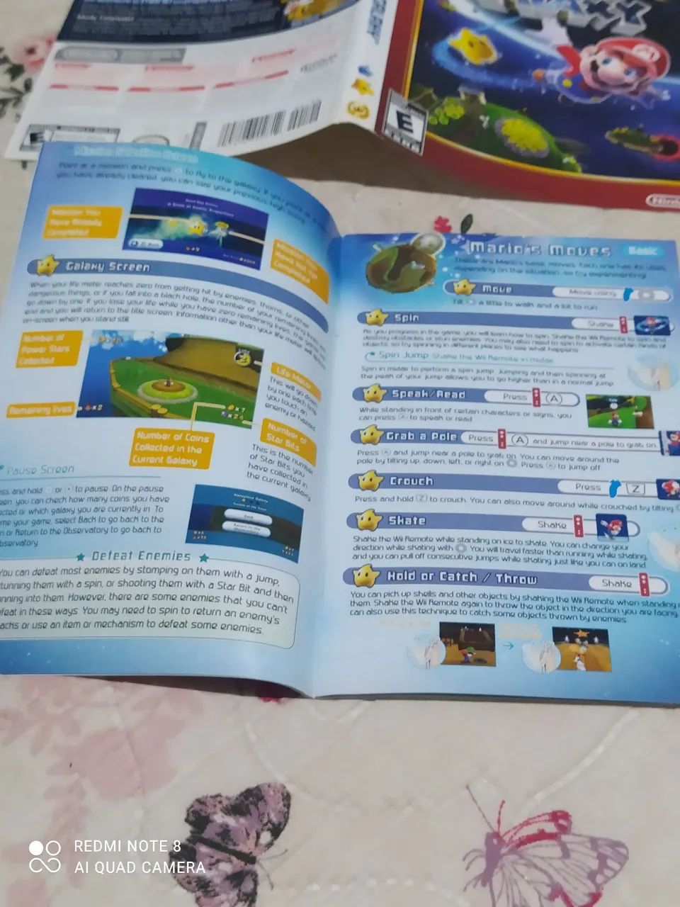 Capa e manual Super Mario Galaxy Nintendo Wii  - Foto 5