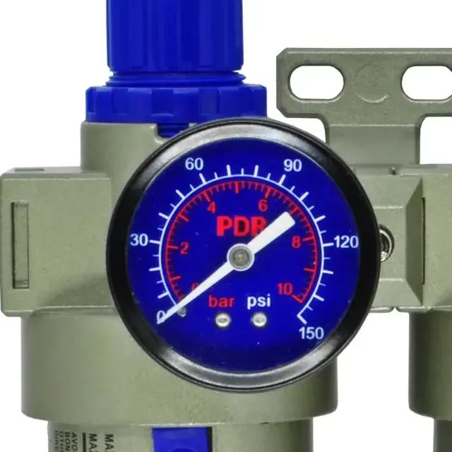 CONJUNTO LUBRIFIL 1/2 POL PDR PRO-012 FILTRO, REGULADOR E LUBRIFICADOR DE AR  - Foto 4