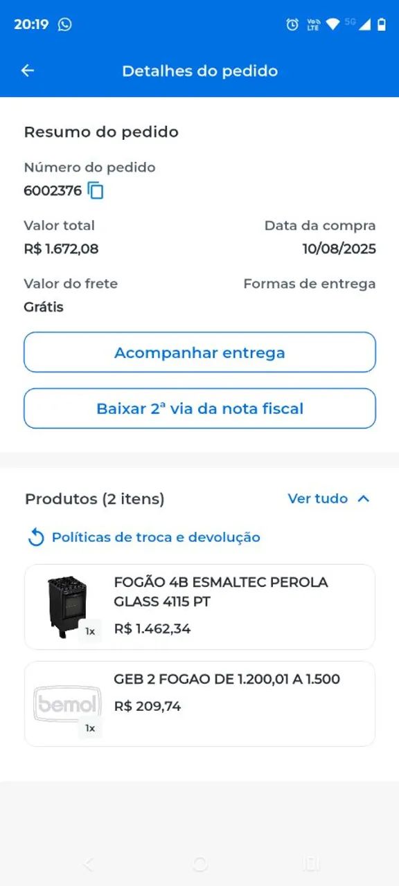 Fogão Esmaltec preto  - Foto 2