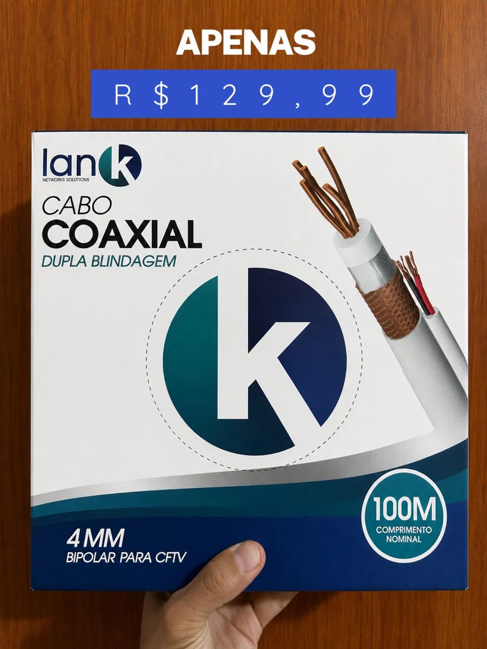 Cabo coaxial Lank