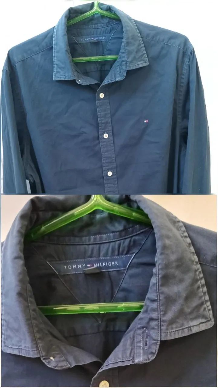 Kit 4 Camisas Tommy Hilfiger e Highstil Todas Manga Longa M  - Foto 5