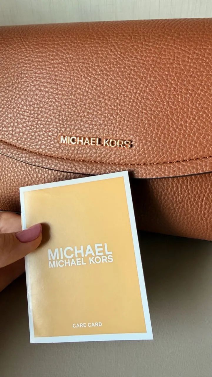 Michael Kors Bolsa em Couro Nova Original - Foto 5