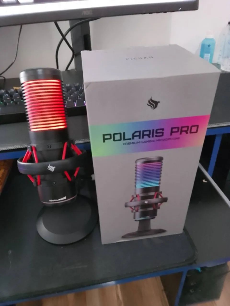 Microfone Gamer Pichau.