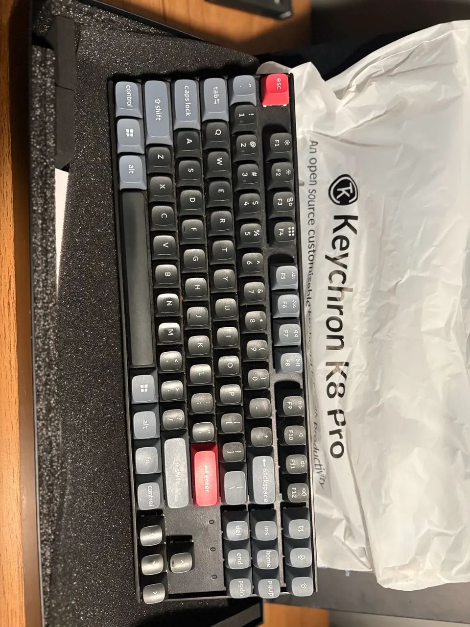 Teclado mecânico Keychron K8 Pro(Red) - Foto 2