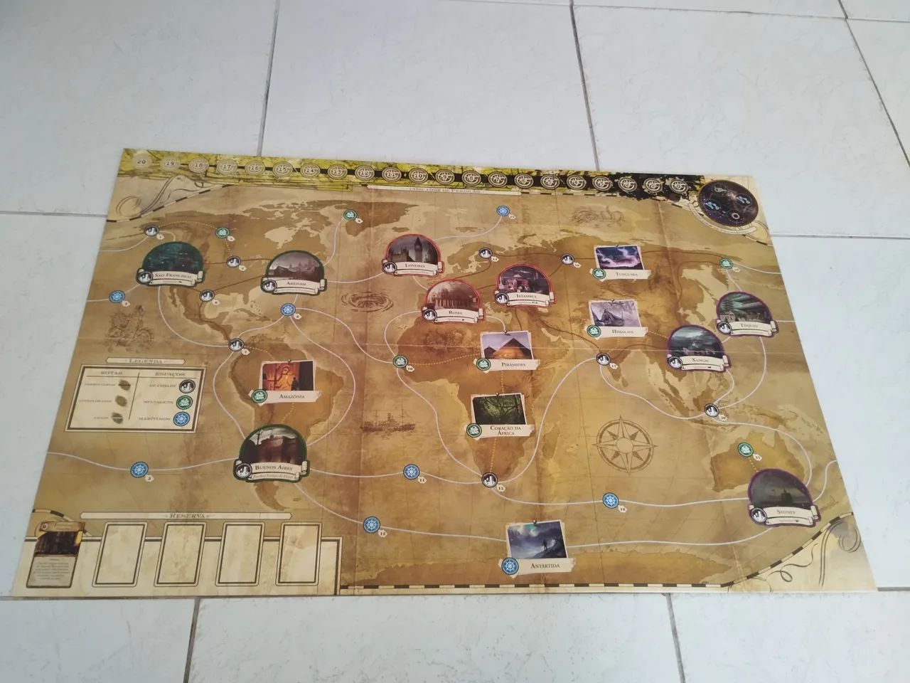 Jogo de tabuleiro Eldrich Horror. - Foto 4