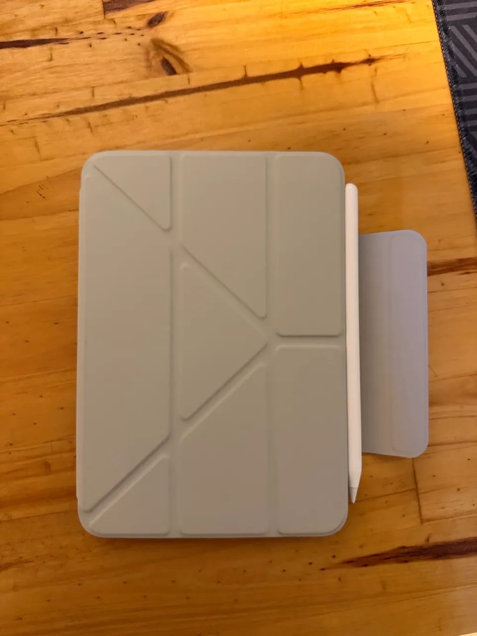 Capa magnética IPad Mini. 7 cinza  - Foto 2