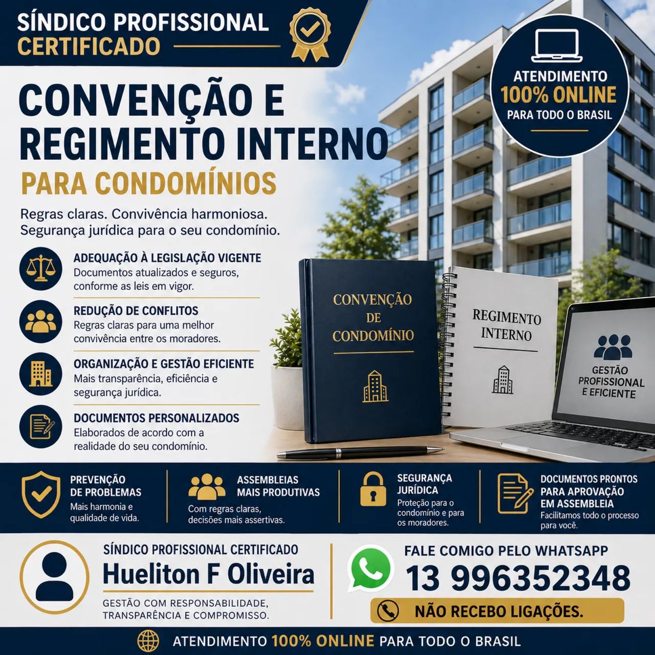 Convenção e Regimento Interno (100% Online) - Síndico Profissional Certificado