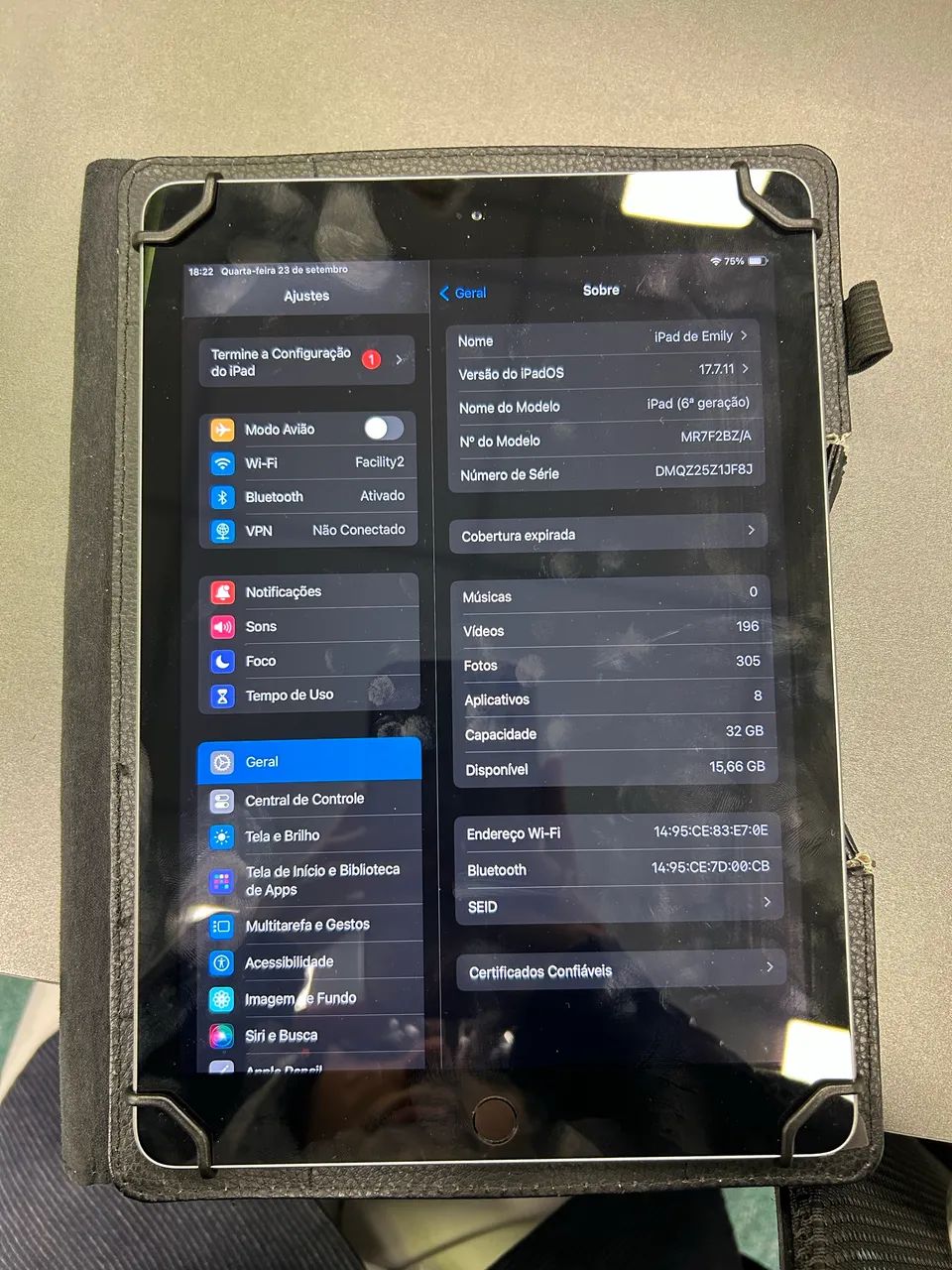 iPad 6º geração 