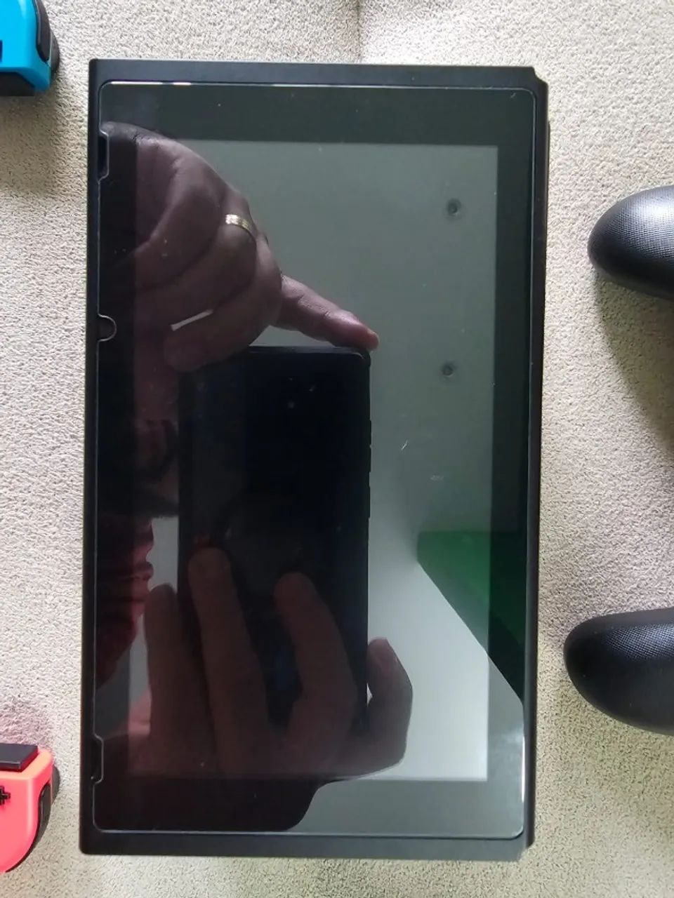Nintendo Switch V2 - DESBLOQUEADO + acessórios - Foto 4