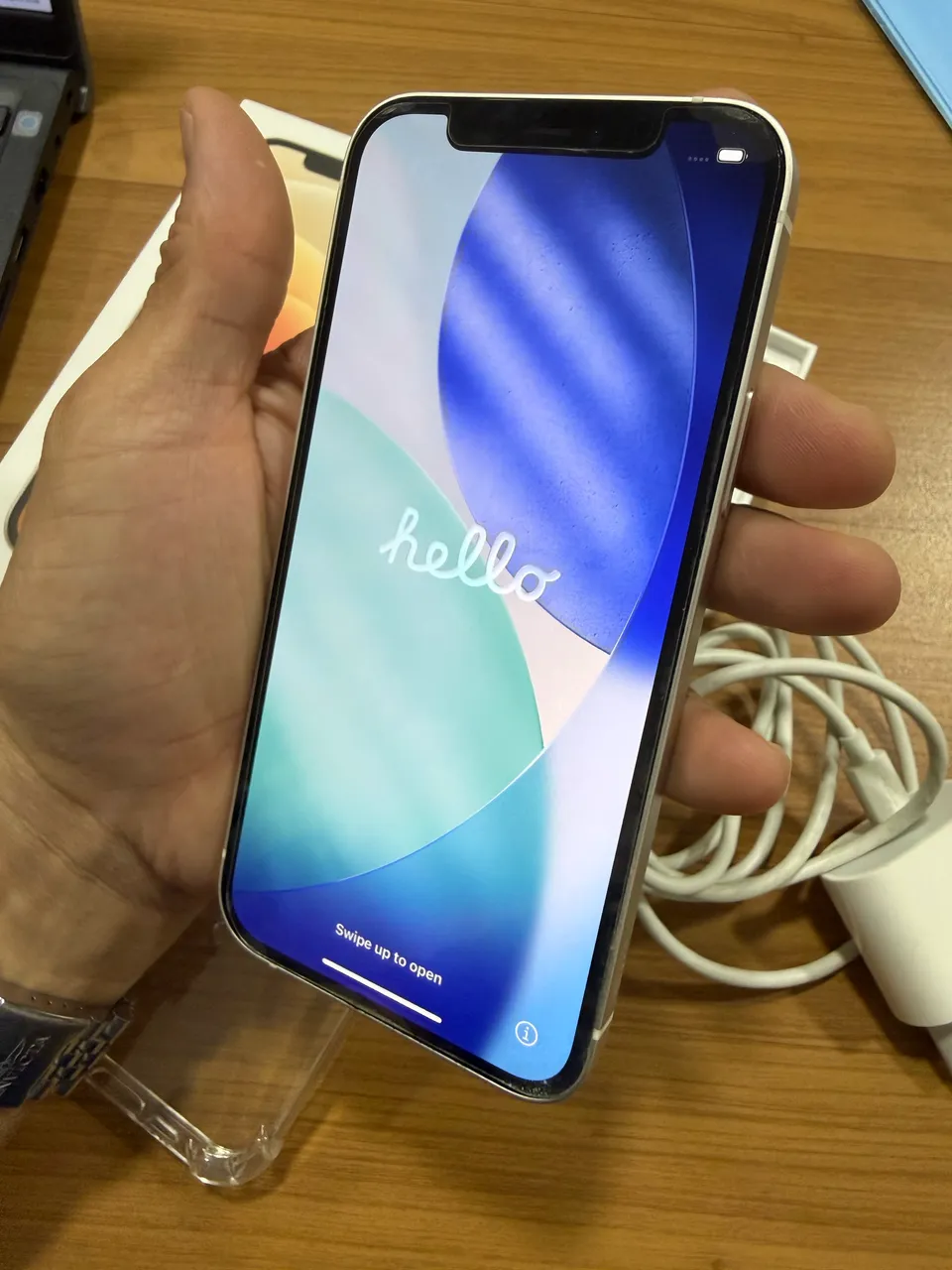 IPhone 12 Azul 128Gigas Saúde de Bateria 76% R$1.900,00 | Loja