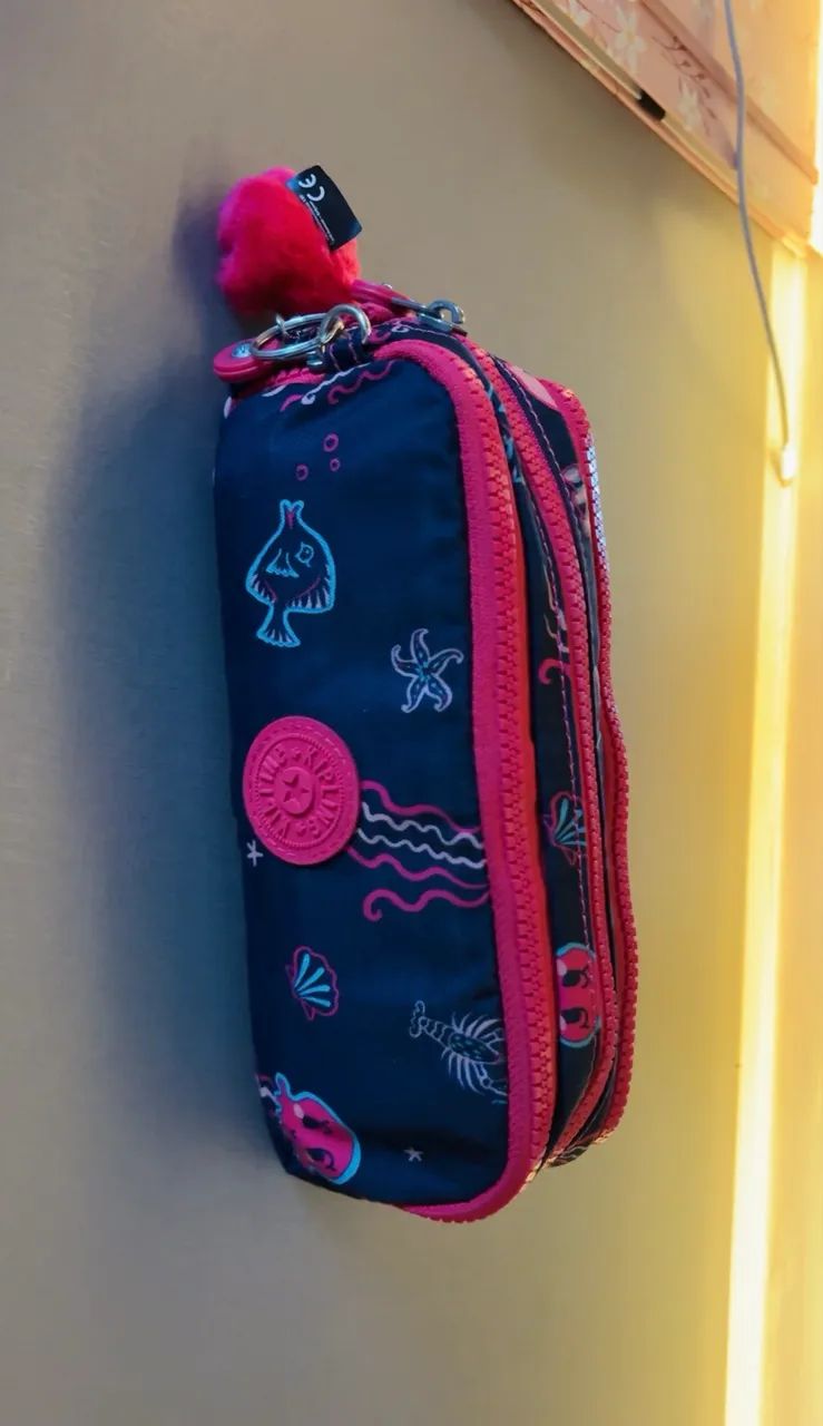 Estojo kipling original 3 bolsos  - Foto 3