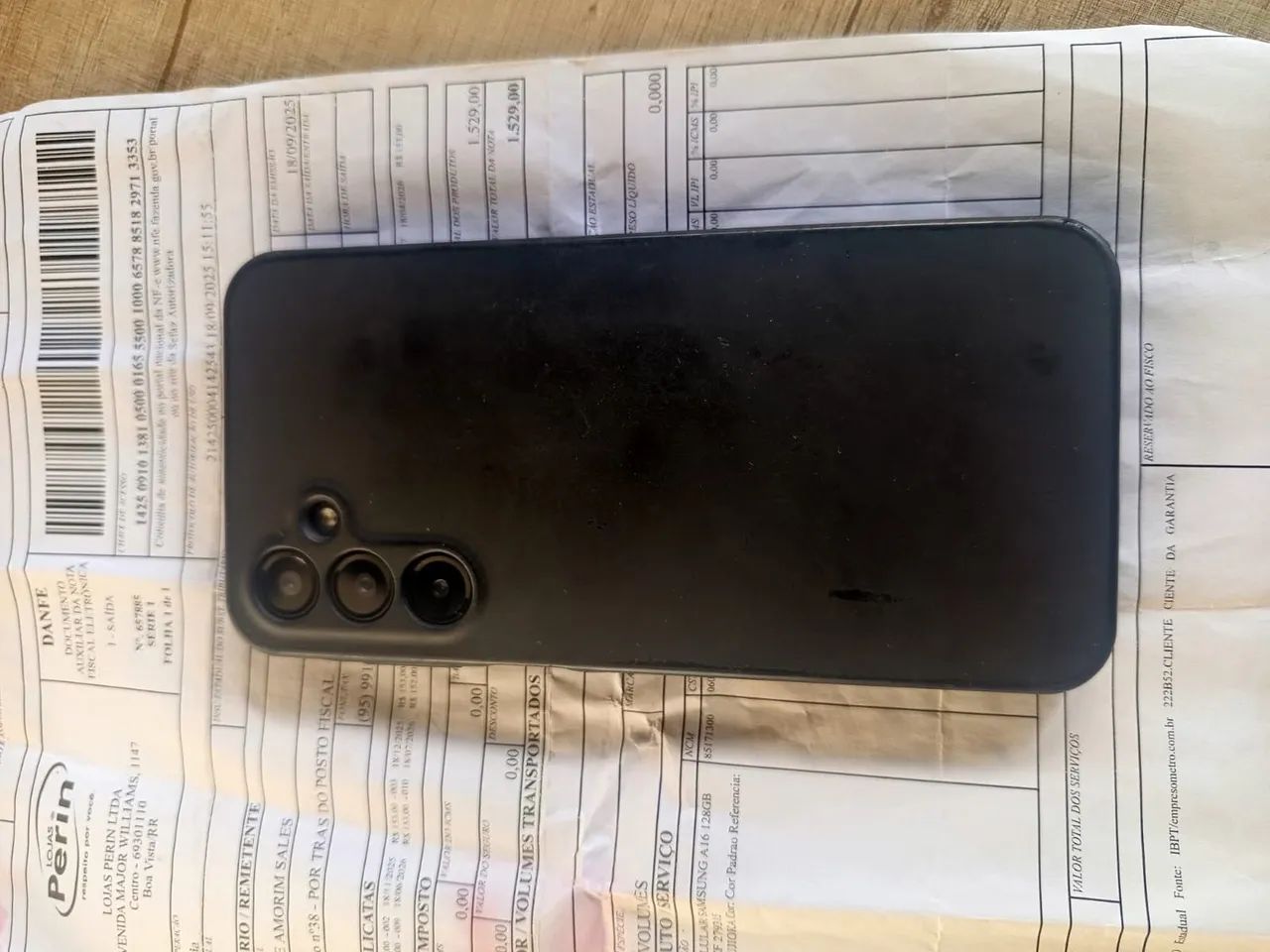 Vendo esse celular A16 com nota fiscal e bem conservado.  - Foto 2