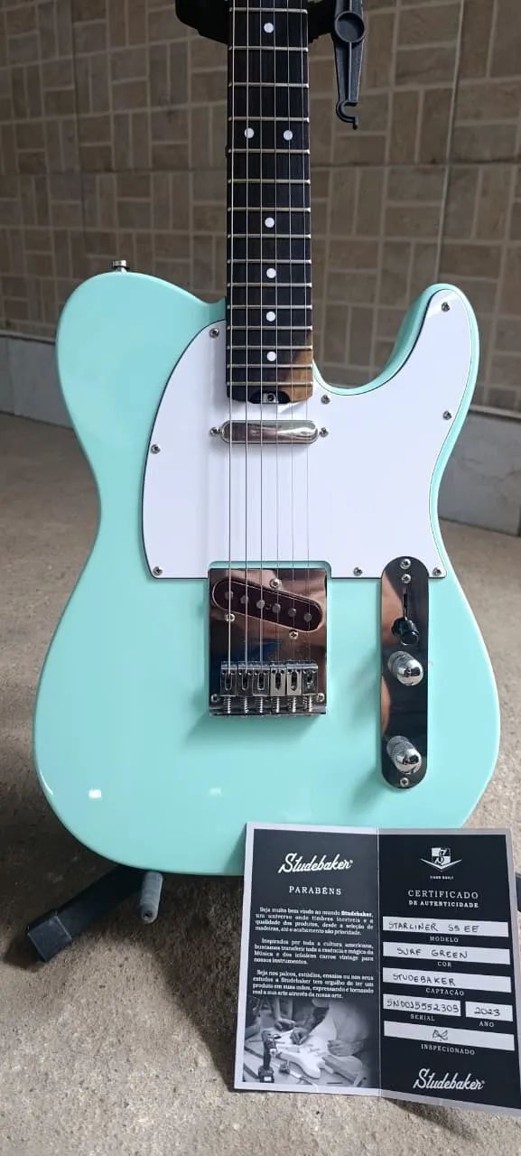 Guitarra Telecaster Studebaker - Avalio trocas - Foto 4