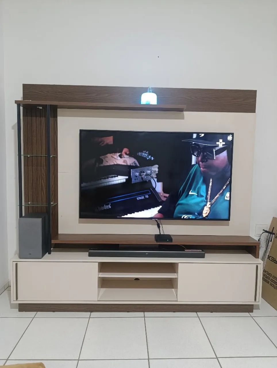 Rack para sala para tb de ate 70 polegadas 
