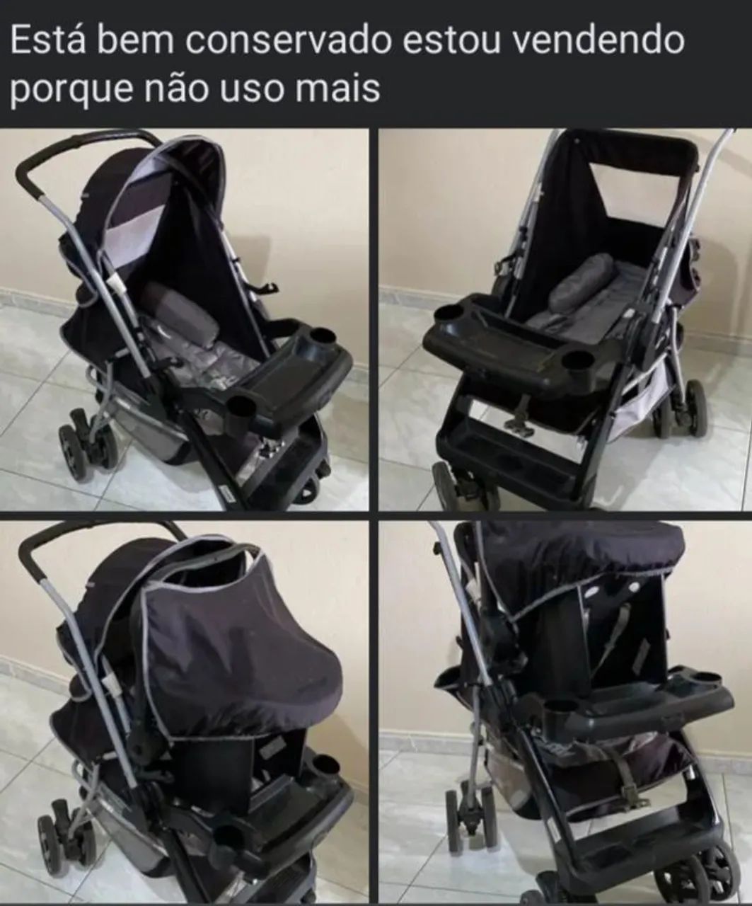 Vende-se carrinho de bebê...