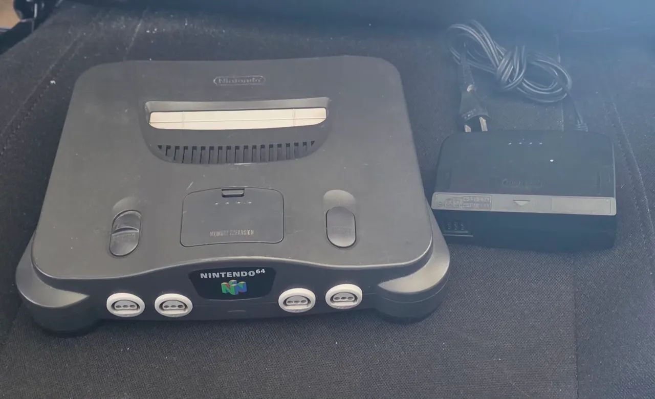 Nintendo 64 nacional Gradiente com controle