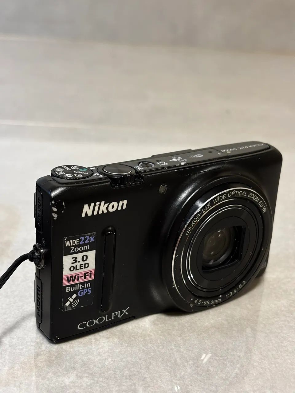 Câmera digital Nikon S9500 preta - Câmeras e Filmadoras - Setor de