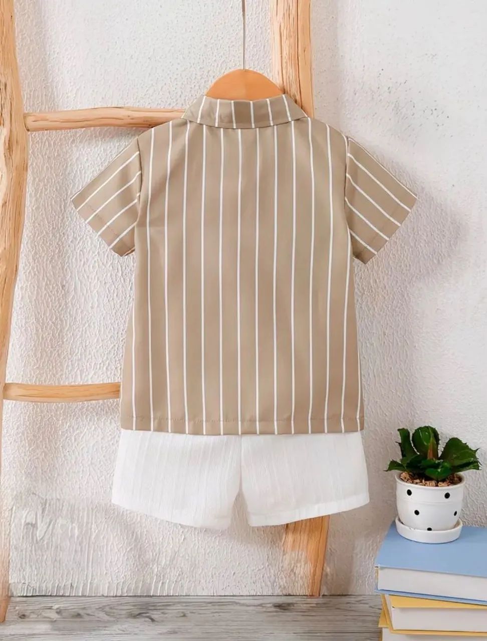 Conjunto infantil menino 6 a 9 meses. - Foto 2