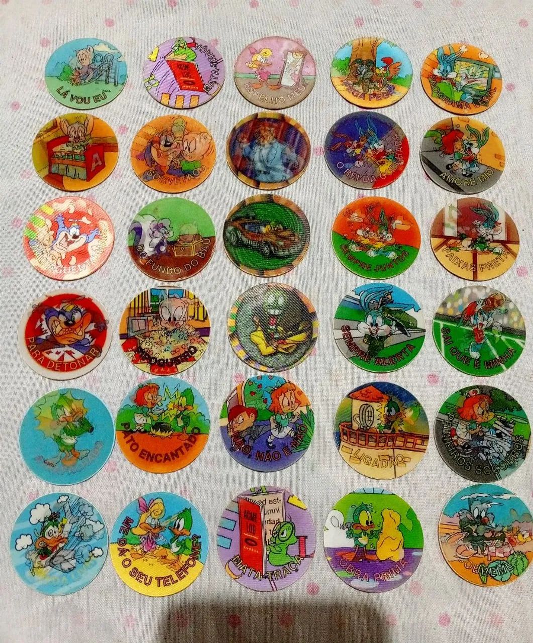 Porta Tazo Elma Chips com 50 peças..32 tazos Holograficos raros e 18 normal  - Foto 2