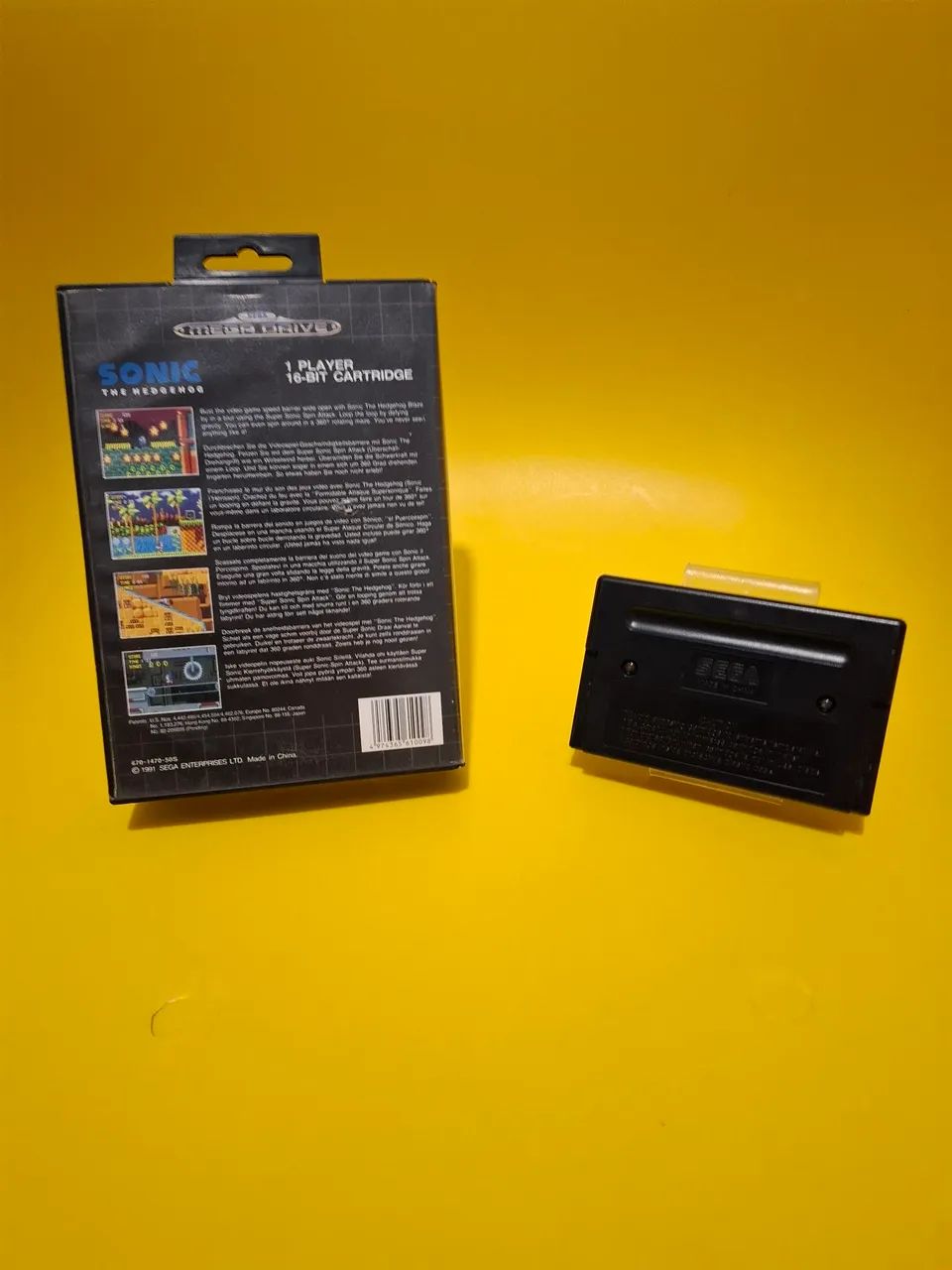 Sonic 1 mega drive europeu original - Foto 2