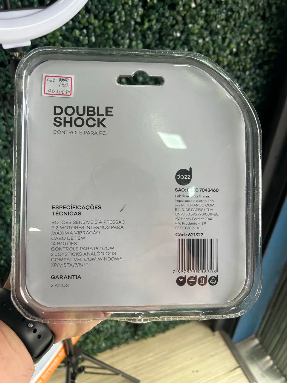 Controle Double Shock para PC - Foto 2