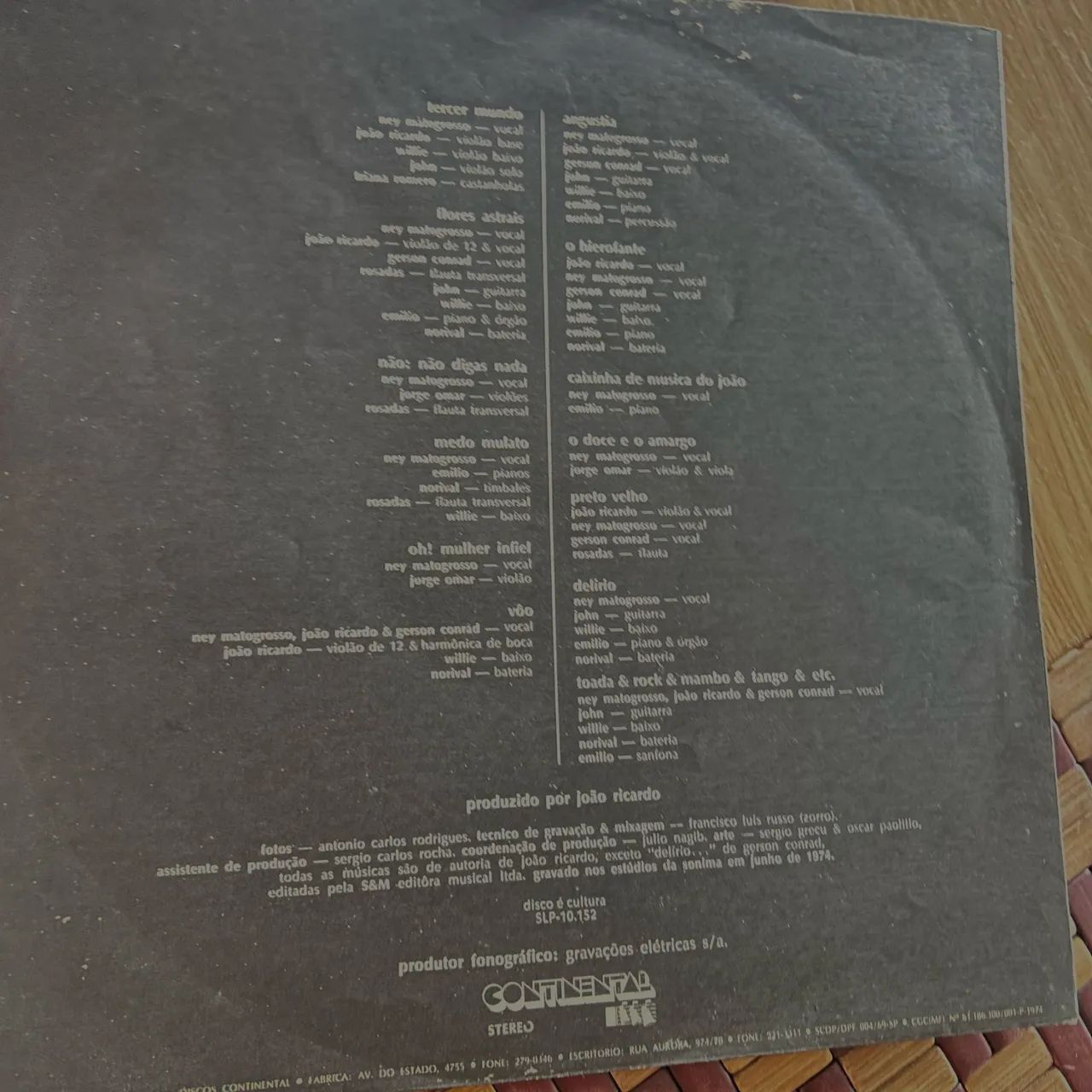 LP Vinil - SECOS E MOLHADOS - Foto 4