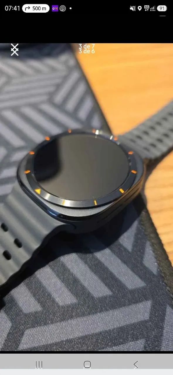 Galaxy Watch ULTRA Black - Impecável - Foto 3