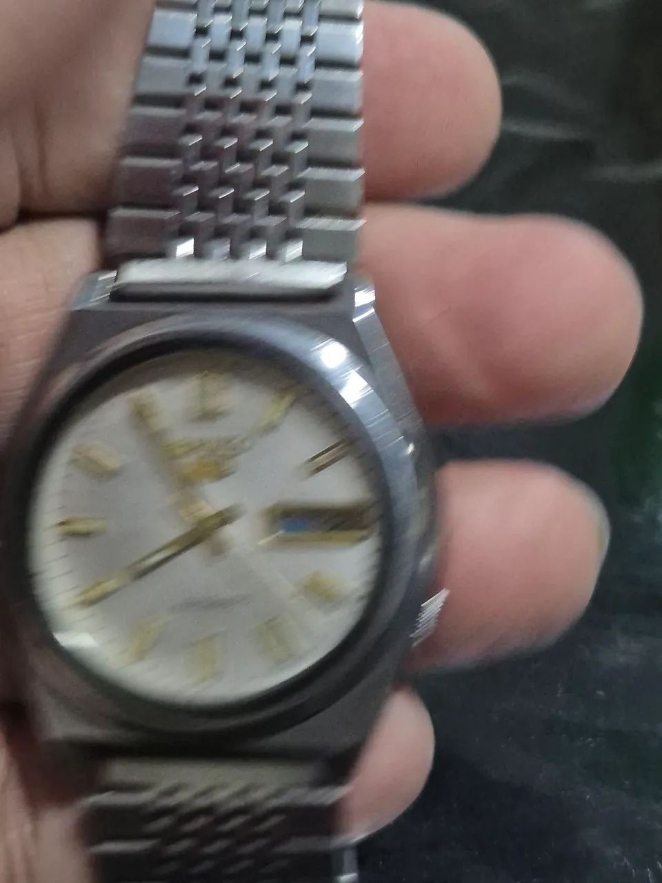 Relógio SEIKO 5 AUTOMÁTICO  BEGE   -    TODO REVISADO - Foto 4