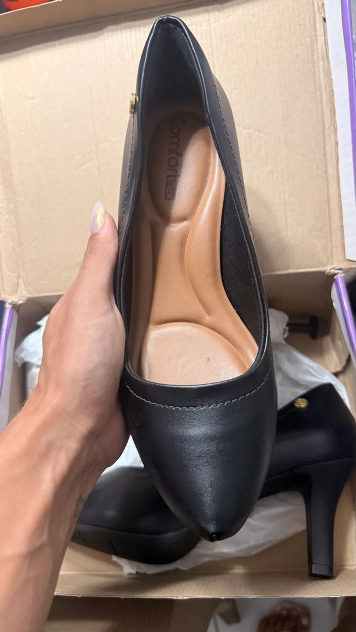 Sapato preto NOVO - COMFORTFLEX - Foto 3