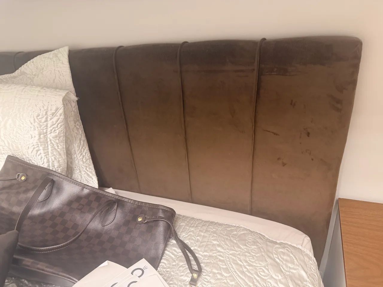 cabeceira cama de casal estofada - Foto 2