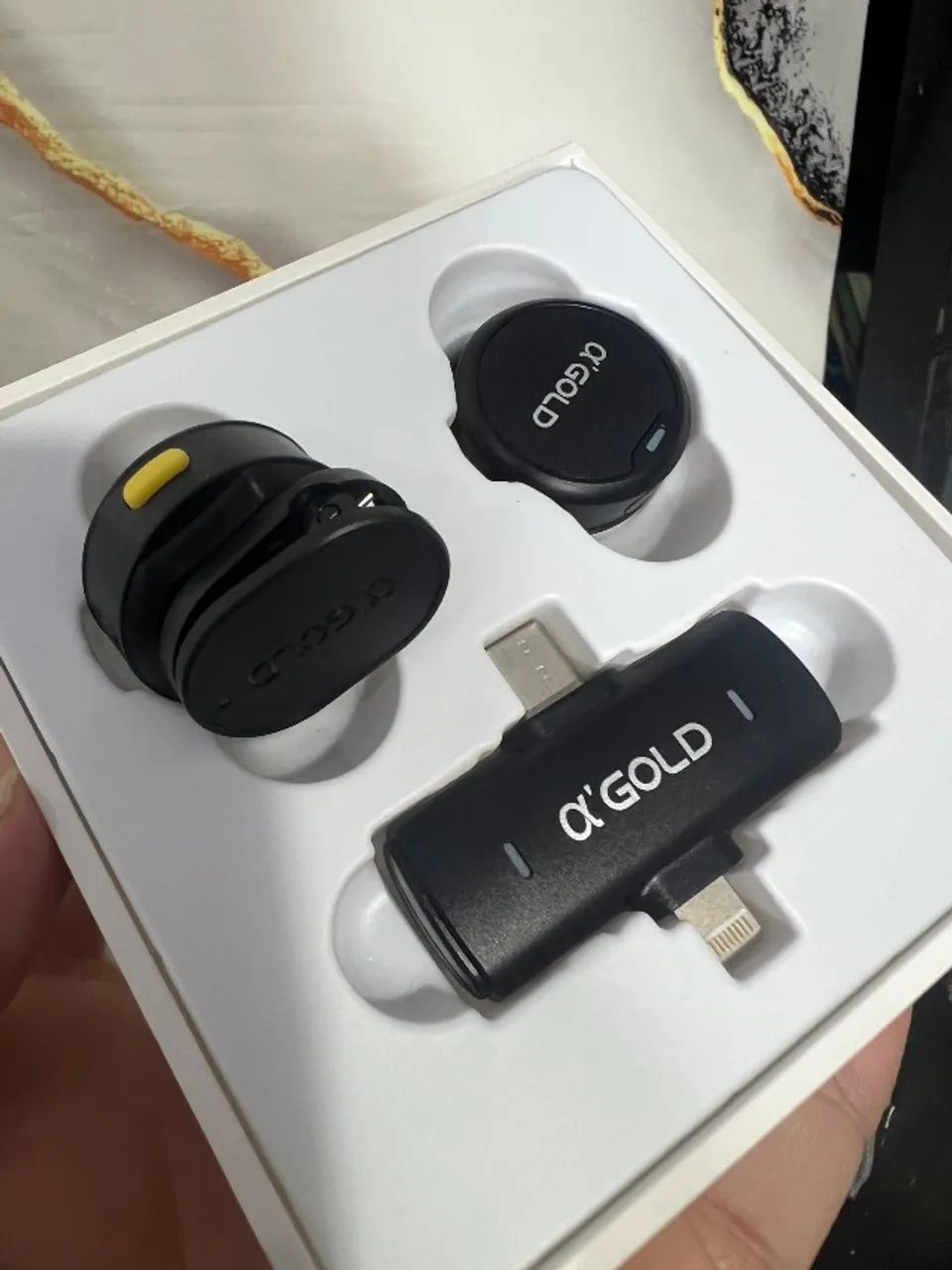 2 Microfone de lapela para Android e iPhone - Foto 5