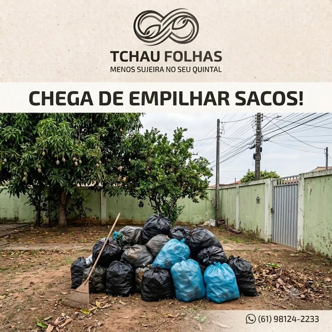 Limpeza rápida de folhas