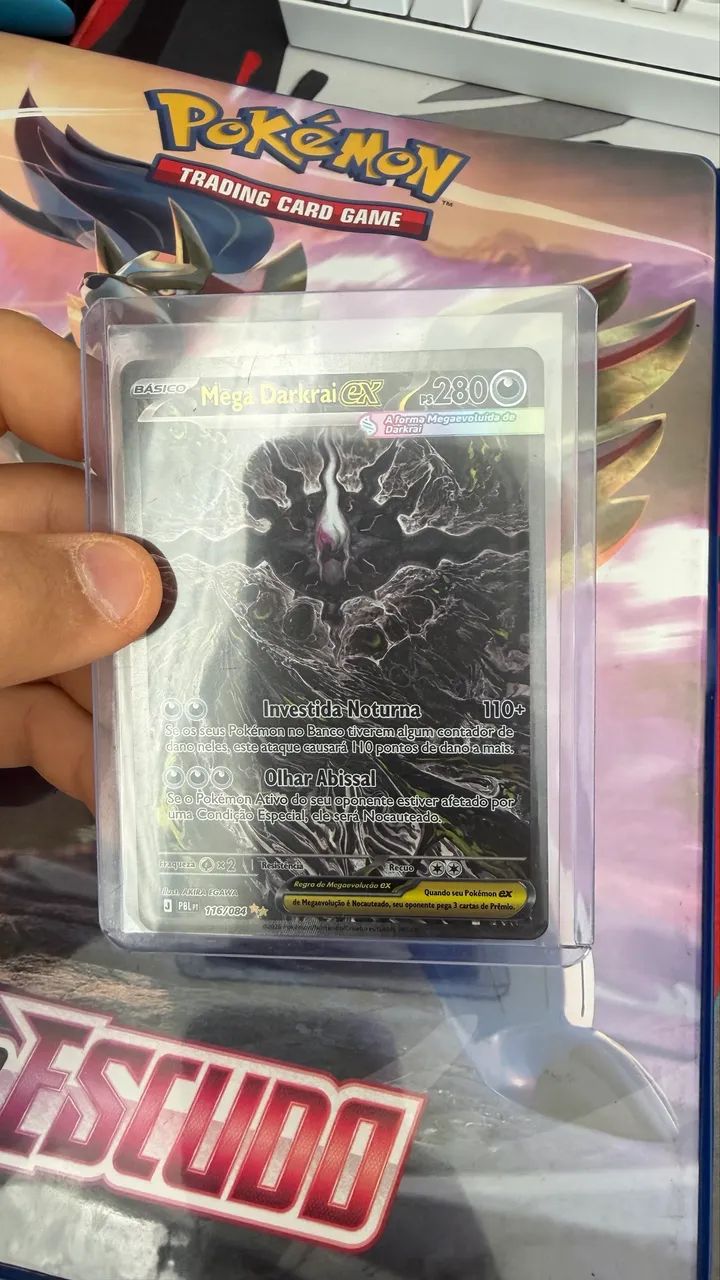 Carta Pokémon mega darkrai EX