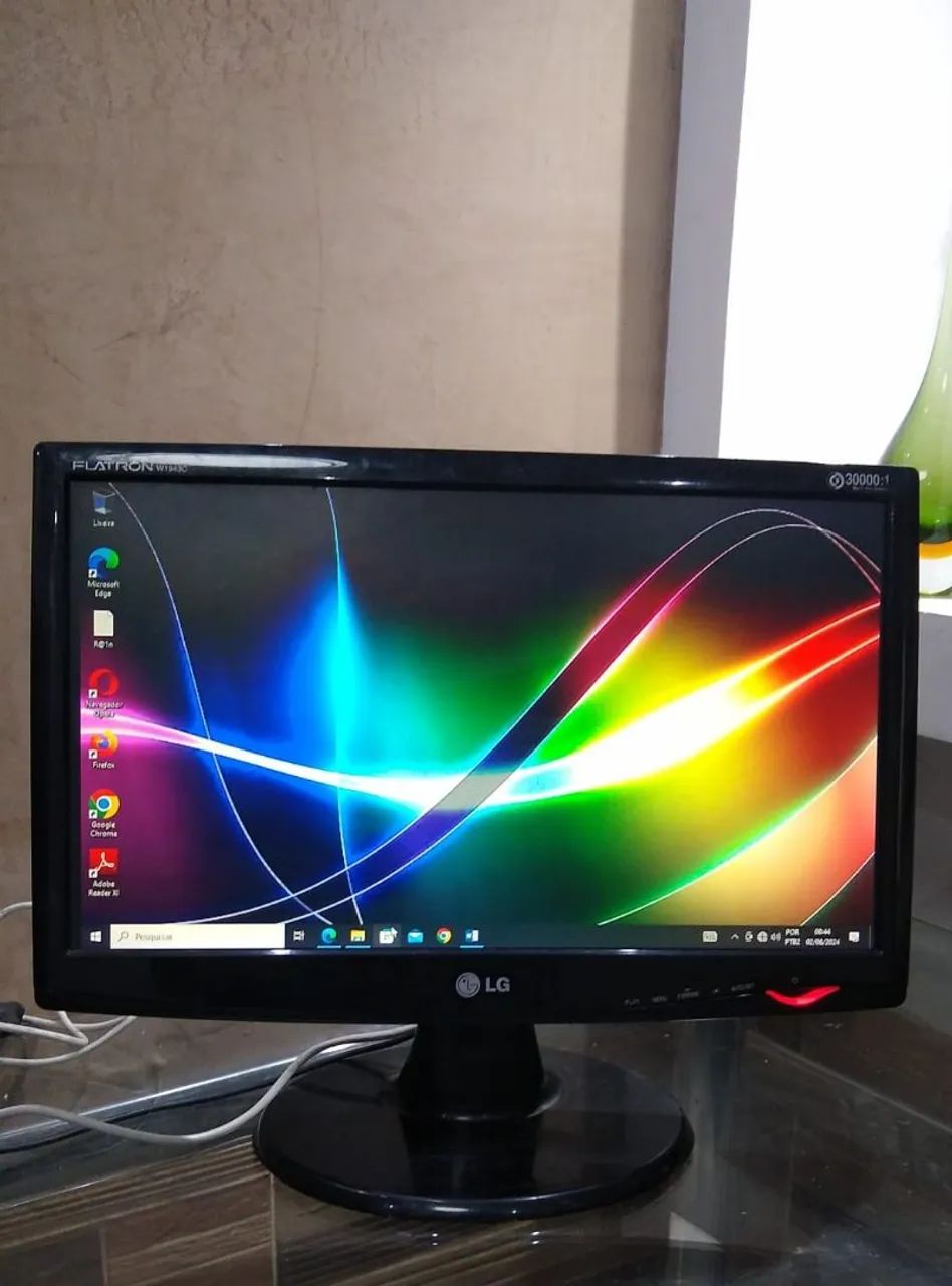 Monitor HP - LG de 19 Polegadas, Suporte para HDMI, Cabos, Ótimo Estado, Funcionamento OK. - Foto 3